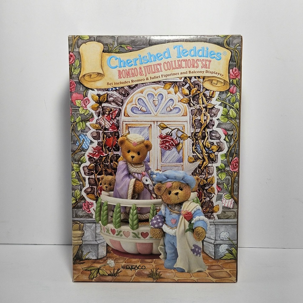 Cherished Teddies Romeo & Juliet Collectors Set Enesco 203114 Vintage 1996